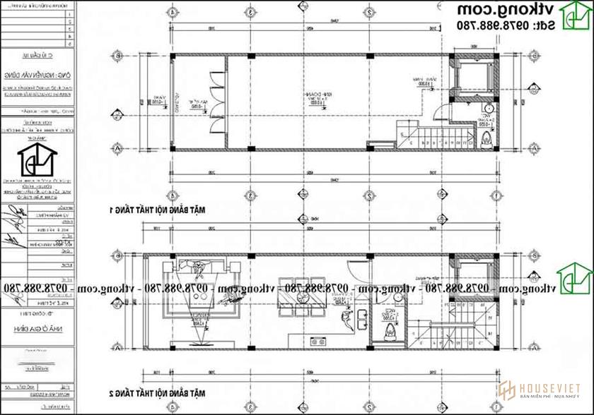 Mat-bang-noi-that-tang-1-va-tang-2-mau-thiet-ke-nha-ong-5-tang-4x15m-np5t001