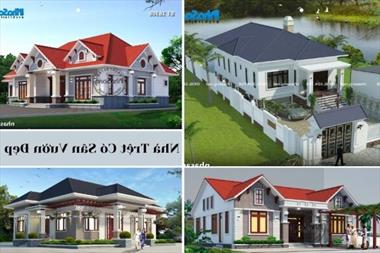 Sống gần gũi thiên nhiên với 15 mẫu nhà trệt sân vườn rộng thoáng đáng mơ ước