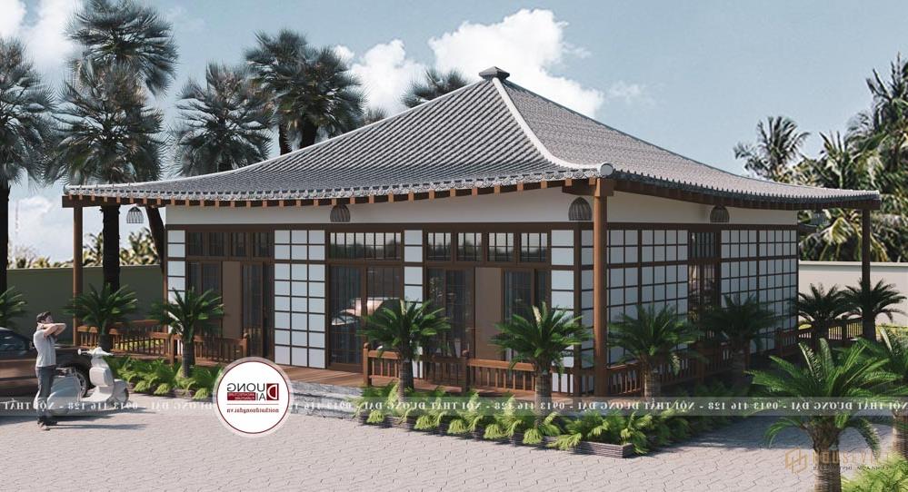 Thiết kế Kiến trúc tại Bình Dương |  Chủ đầu tư: Anh Anh - Biệt thự vườn - 182m2