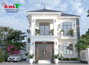 Biệt thự 2 tầng tân cổ điển đẹp tại Thọ Xuân - Thanh Hóa MS: CC231