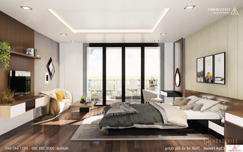 Phòng ngủ Master được ưu tiên lấy sáng và thông thoáng.