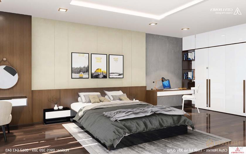 Phòng ngủ chính sang trọng dành cho chủ nhân