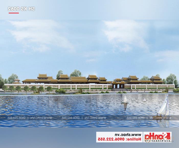 Thiết kế khu cafe nằm trong tổ hợp ấn tượng với phong cách độc đáo 