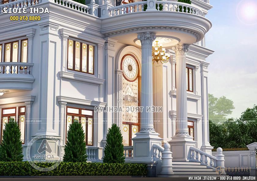 Chi tiết sảnh phụ của mẫu thiết kế biệt thự 1 trệt 3 lầu Chi tiết sảnh phụ của mẫu thiết kế biệt thự 1 trệt 3 lầu