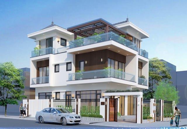 Biệt thự 3 tầng 2 mặt tiền.