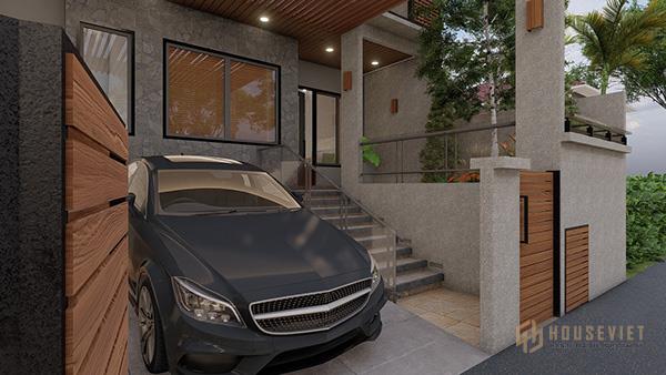 Hoàn thiện bản vẽ thiết kế nhà 2 tầng