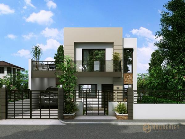 Mẫu thiết kế nhà 2 tầng đẹp