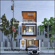 Bản vẽ thiết kế nhà phố 2.5 tầng hiện đại giá rẻ anh Đào
