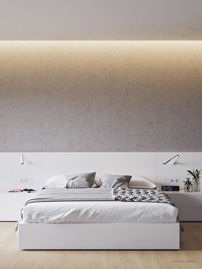 Thiết kế phòng ngủ tối giản nhẹ nhàng và tinh tế