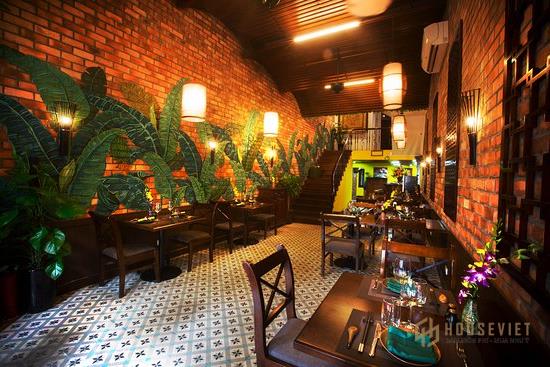 thiết kế nhà hàng đồng quê