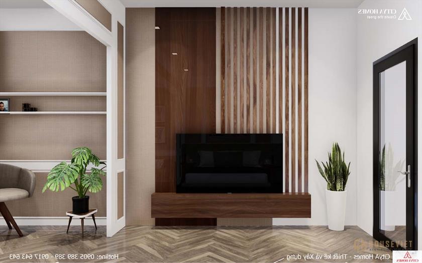 Nội thất tủ tivi đơn giản hiện đại