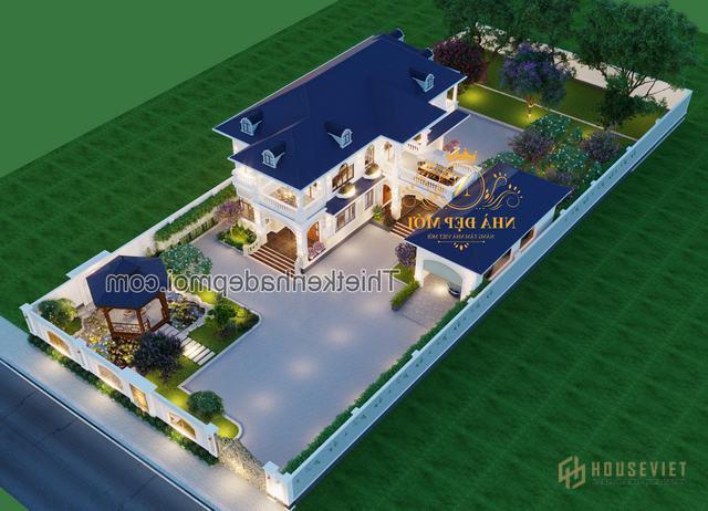Mẫu nhà 2 tầng có gara đẹp