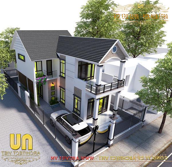 bản vẽ nhà 2 tầng 8x12m