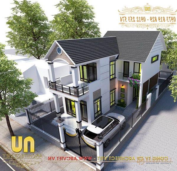 bản vẽ nhà 2 tầng 8x12m