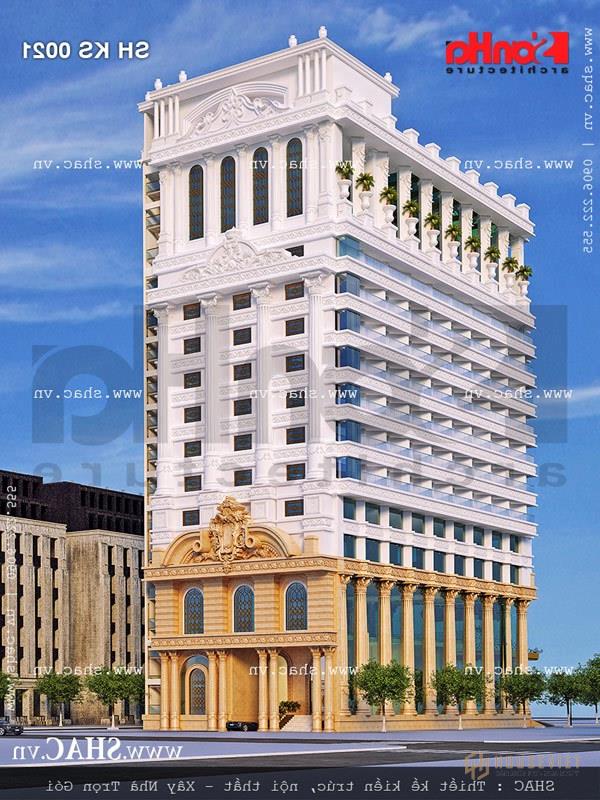 Khách sạn mang đậm nét kiến trúc Châu Âu Khách sạn mang đậm nét kiến trúc Châu Âu sh ks 0021