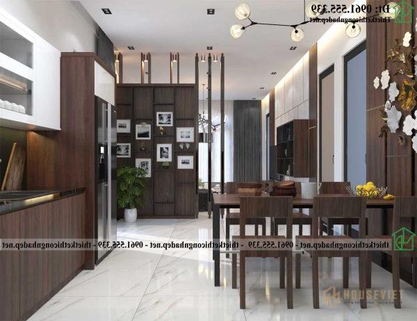 Thiết kế nội thất phòng bếp nhà cấp 4 đẹp NDNC472