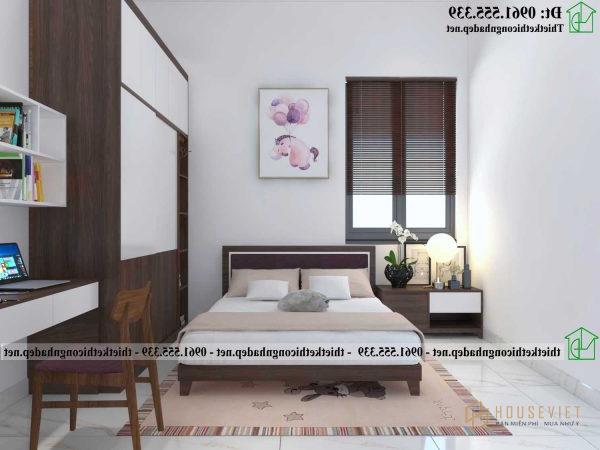 Thiết kế nội thất phòng ngủ con gái NDNC472