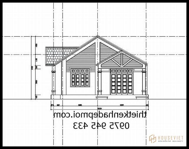 ban ve nha cap 4 nong thon hien dai 9x16 mat dung