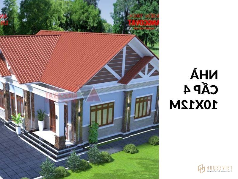Các mẫu nhà cấp 4 10x12m đẹp cho không gian sống hoàn hảo - Kiến trúc Angcovat