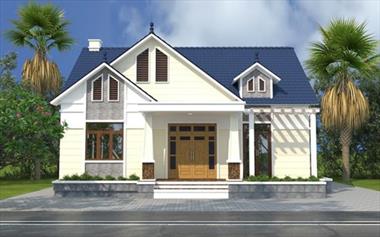 59+ Mẫu Thiết Kế Nhà Cấp 4 2 Phòng Ngủ 70m2 Đẹp Nhỏ Gọn Giá Rẻ