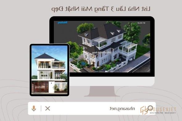 Nên xây nhà mái thái hay mái nhật? List nhà lầu 3 tầng mái nhật không thể bỏ qua 2022