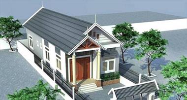 Mẫu nhà cấp 4 mái tôn đẹp năm 2022 giá rẻ xây dựng hiện nay