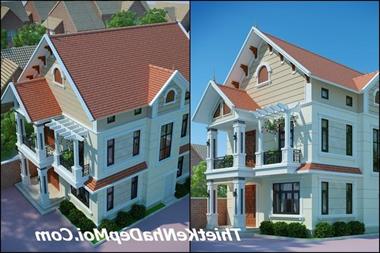 13 bộ bản vẽ thiết kế nhà biệt thự 2 tầng chi phí 1-1.5 tỷ