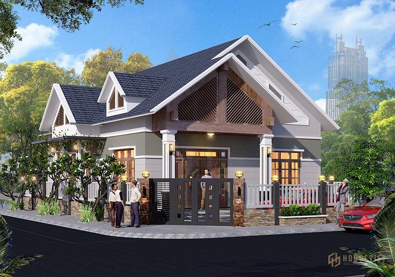 Thiết Kế Nhà Vườn 250m2 Phong Cách Hiện Đại Đẹp