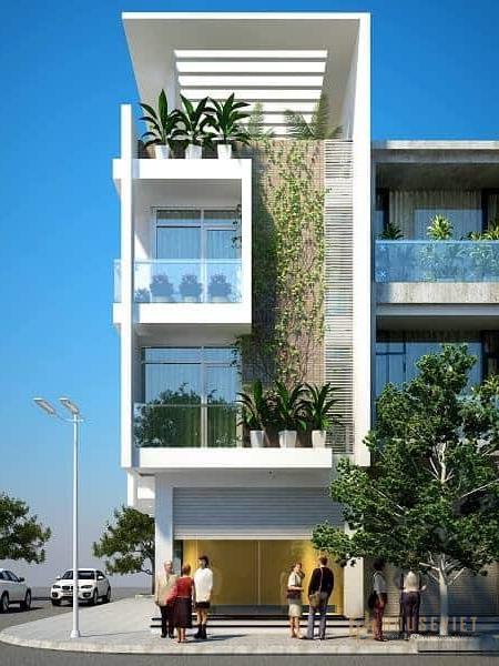 Thiết Kế Nhà 5x13m 3 Tầng Trọn Gói Với Không Gian Xanh Mát
