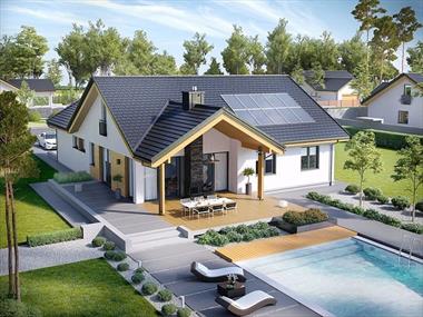 Biệt thự vườn phong cách Mỹ siêu thư thái hài hòa với thiên nhiên