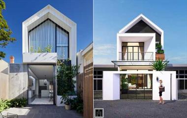 Mẫu nhà 1 trệt 1 lầu đẹp 2022 đang được xây dựng nhiều nhất