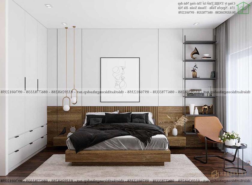 Thiết kế nội thất phòng ngủ nhà ống cấp 4 đẹp