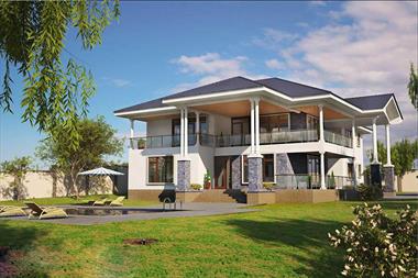 Biệt thự 2 tầng kiểu mỹ |  BST 15+ thiết kế đẹp nhất