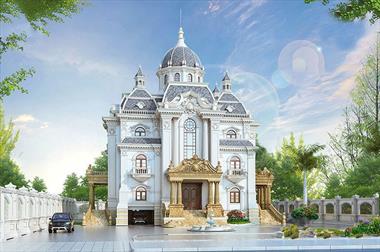 TOP 3 mẫu thiết kế biệt thự lâu đài Pháp đẹp và đẳng cấp
