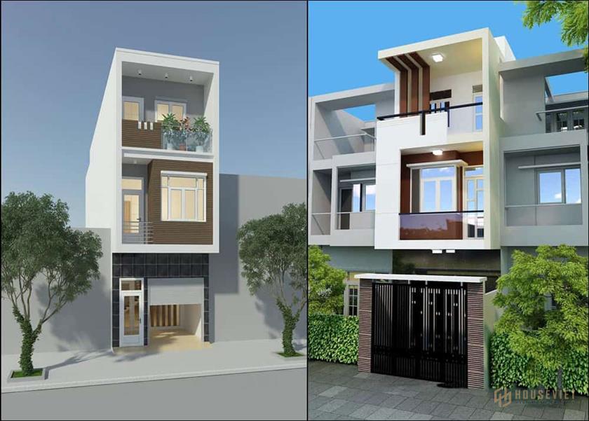 Nhà ống 4mx16m có giếng trời