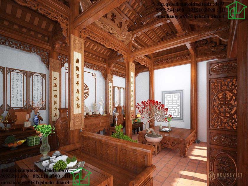 Mẫu thiết kế nhà thờ họ đẹp NDNTH18