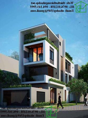 Nhà phố hai mặt tiền thiết kế độc đáo.