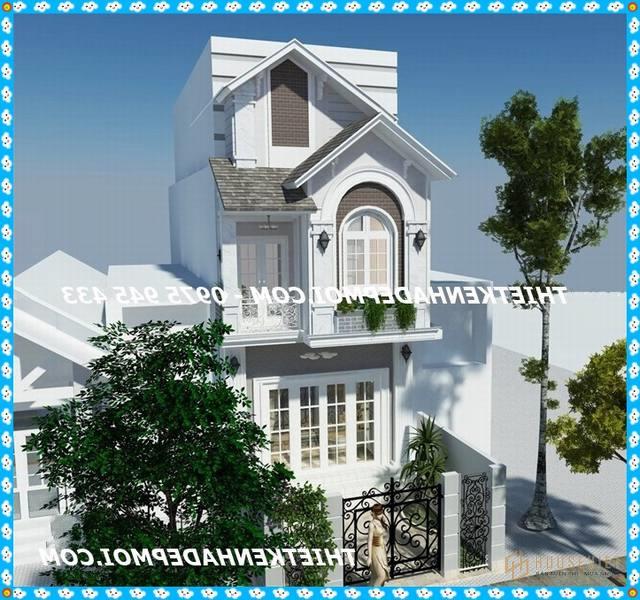 Mẫu nhà phố hiện đại phong cách cổ điển mab1 1 trệt 1 lầu mặt tiền 5m đẹp