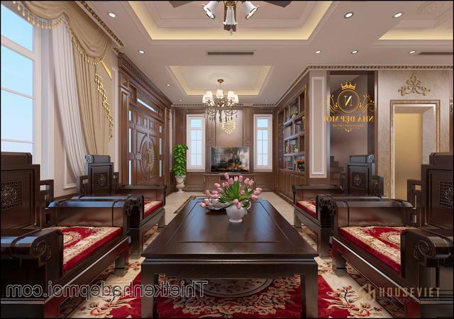 Nội thất bên trong nhà vườn 1000m2