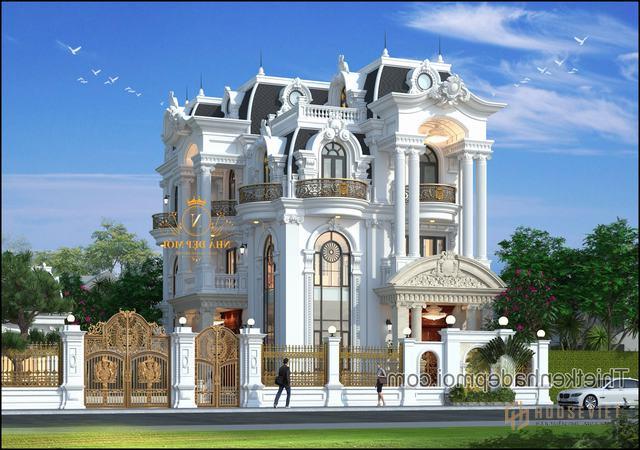 Hình ảnh biệt thự vườn 1000m2 3 tầng