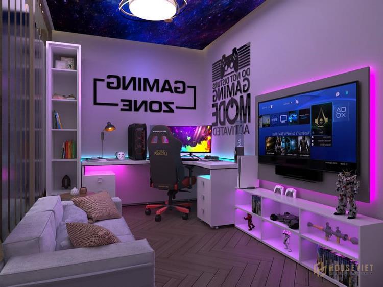 Thiết kế phòng ngủ game thủ siêu đẹp và tiện nghi