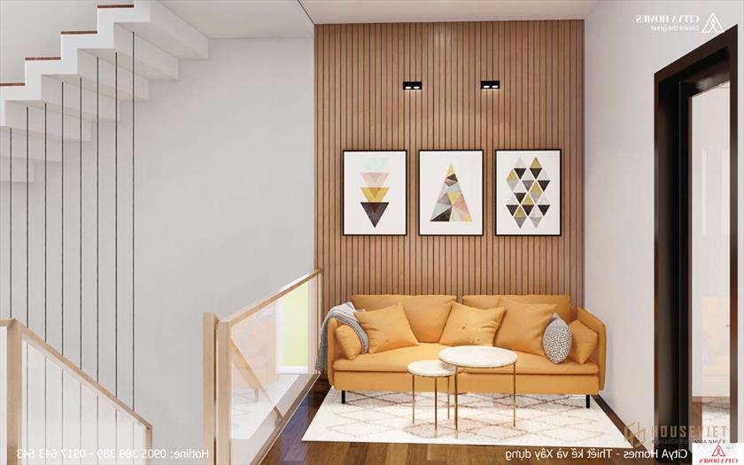 Không gian sinh hoạt chung nhỏ gọn nhưng tiện lợi