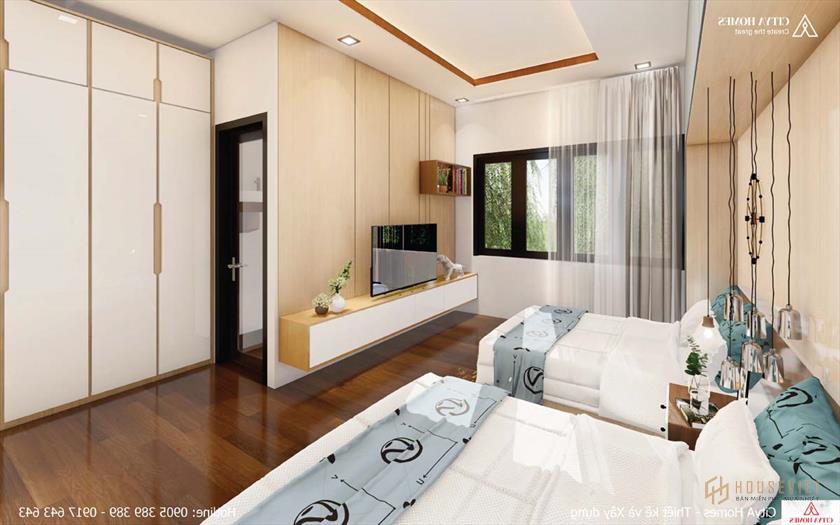 Phòng ngủ lấy sáng từ cửa sổ