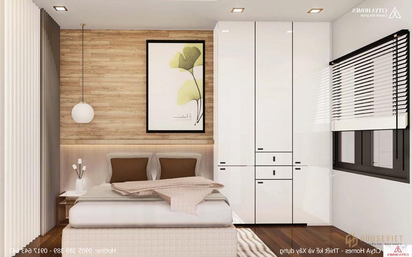 Mẫu phòng ngủ nhẹ nhàng, phù hợp với phái đẹp