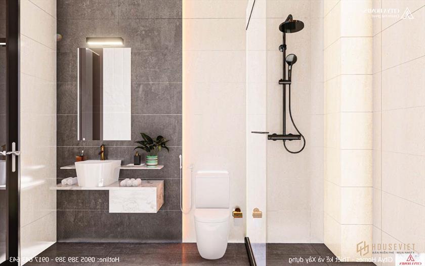 Phòng tắm được thiết kế tinh xảo