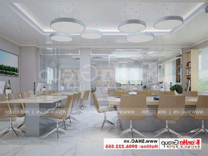 Ý tưởng thiết kế nội thất văn phòng hiện đại, trẻ trung giúp nhân viên đạt hiệu quả cao trong công việc 