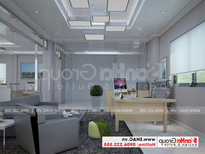 Cách bố trí nội thất phòng giám đốc hiện đại, chuẩn phong thủy. 