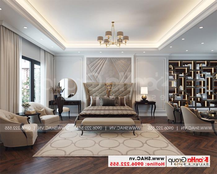 Ý tưởng trang trí phòng ngủ chính với nội thất hiện đại bắt kịp mọi xu hướng 