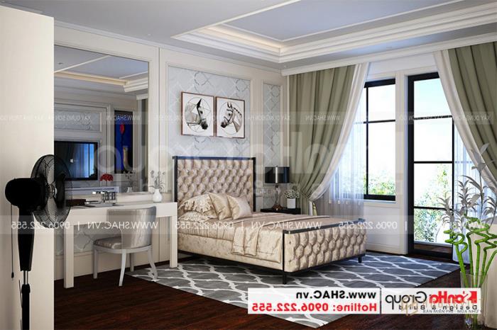 Một mẫu phòng ngủ sang trọng và tiện nghi khác của nhà phố 6 tầng tại Hà Nội
