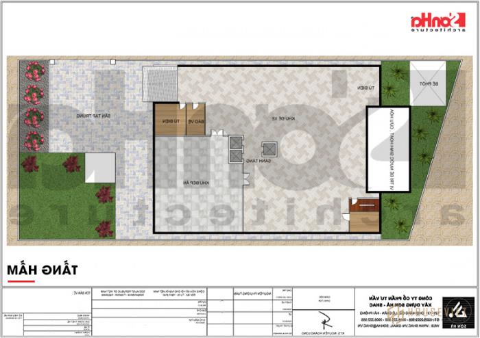 Tầng trệt khách sạn 4 sao tân cổ điển tại Phú Quốc 